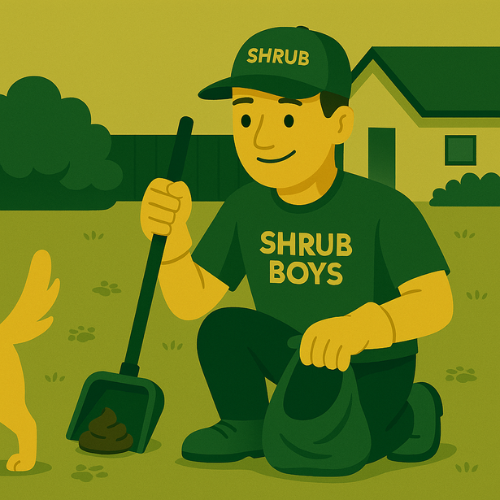 Dog Poop Cleanup Illustration
