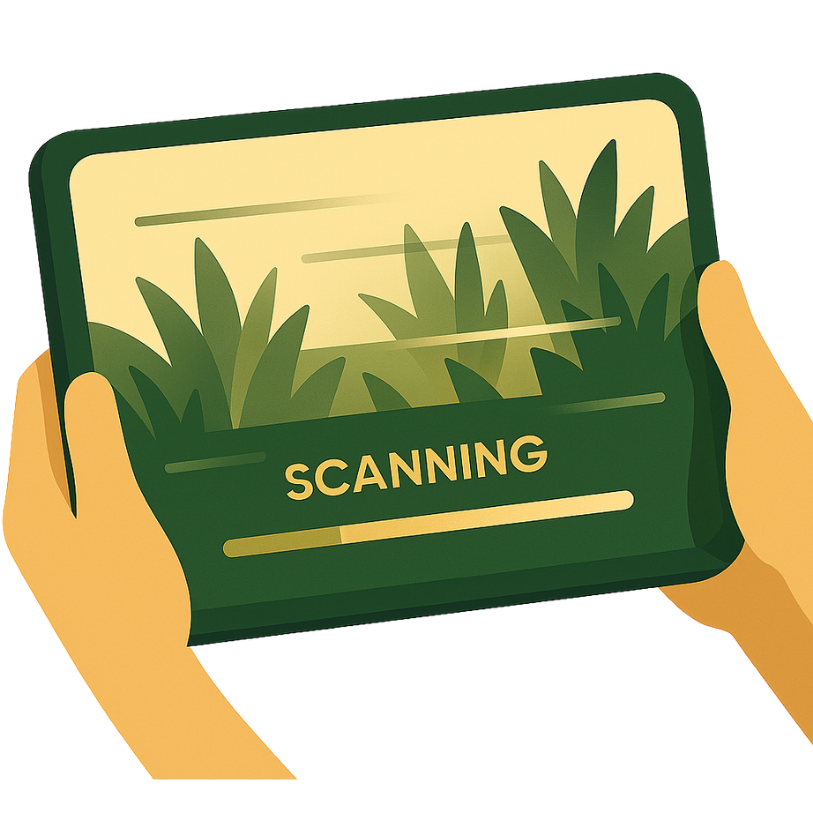 AI scanning yard image